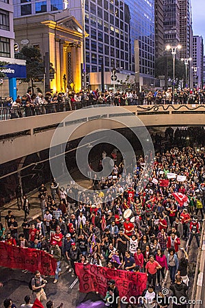 Protesters Editorial Stock Photo